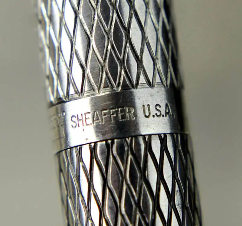 Buy sheaffer imperial sterling silver fountain pen set with 14K