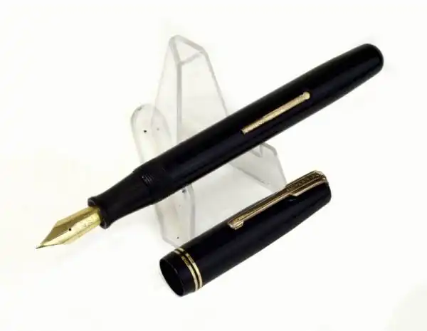 vintage watermans ideal lever filler fountain pen 14K gold F nib - Used - Image 2
