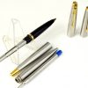 Vintage  parker 45 flighter fountain pen and ballpoint set - 14Karat solid gold F nib - Mint - Image 2
