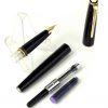 Vintage Montblanc 221 black fountain pen 14K gold M nib - Used - Image 2