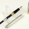 parker sonnet fougere sterling silver fountain pen with 18K solid gold M nib - Clean - Image 2