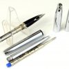 Vintage Sheaffer Imperial 506 chrome fountain pen and ballpoint pen set F nib - mint - Image 2