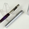 Vintage waterman graduate satin steel fountain pen with Steel M nib - Clean - Image 2