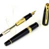 waterman charleston ebony black fountain pen with 18K 750 solid gold M nib - Super mint - Image 2