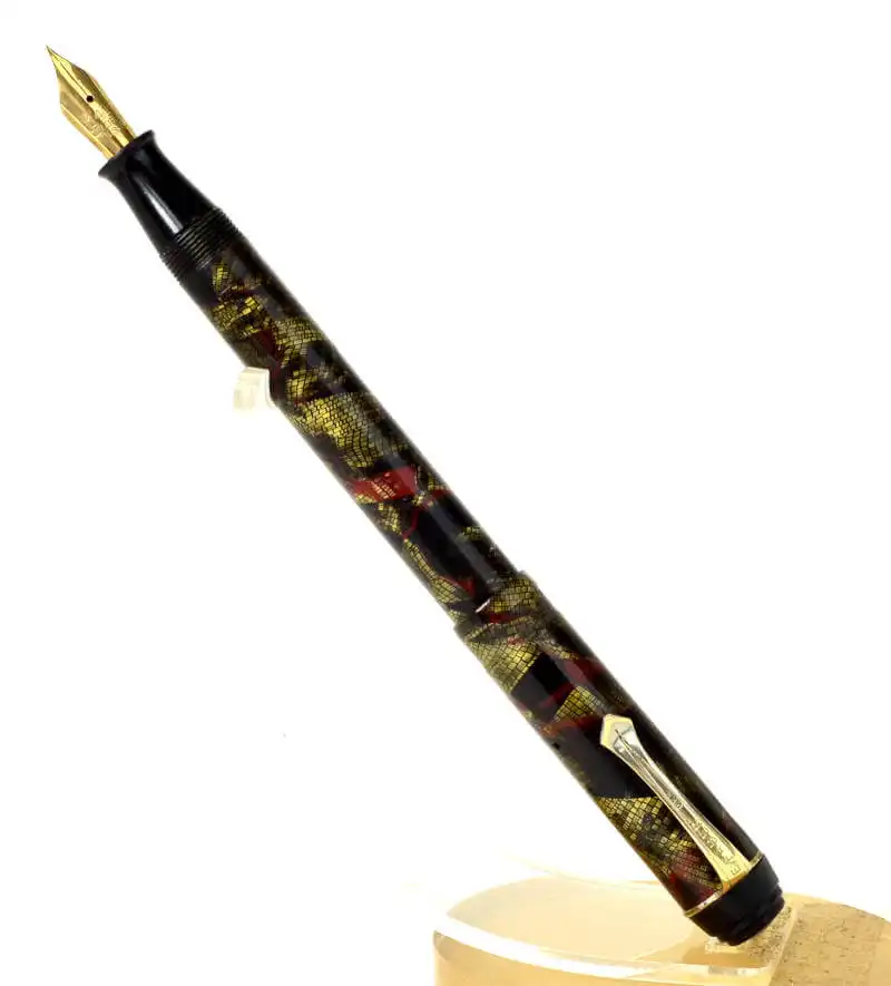 Filibella ball on sale point pen in Antique Brass and Crazy Wood (BPF1010)