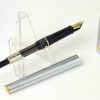 Sheaffer agio chrome barrel fountain pen - plated M nib - Image 2