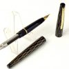 Vintage lady sheaffer 642 black tulle fountain pen 14K solid gold M nib - Clean - Image 2