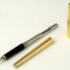 Vintage parker 180 fountain pen with gold filled barrel 14K F and M dual nib - Used - Image 2