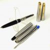 Vintage  parker 45 flighter fountain pen and ballpoint set - 14Karat solid gold M nib - Mint - Image 2
