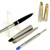 Vintage  parker 45 flighter fountain pen and ballpoint set - 14Karat solid gold F nib - Mint - Image 2