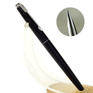 Parker 50 falcon fountain pen black fountain pen - embedded M Nib - NOS