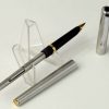 parker arrow flighter chrome fountain pen  with 23K gold plated M nib - Clean - Image 2