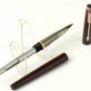 Parker 50 falcon fountain pen matte brown body fountain pen - embedded M Nib -  Used - Image 2