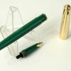 Vintage Pilot super Eyedropper green barrel fountain pen - gold plated F nib - Used - Image 2