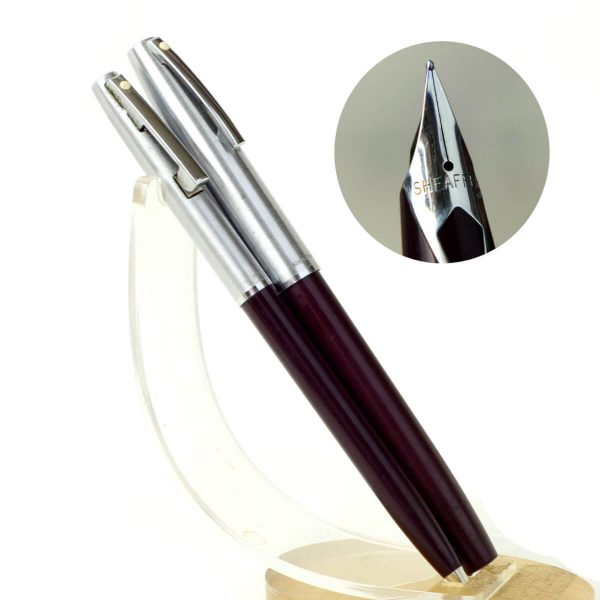 vintage sheaffer imperial 440 burgundy