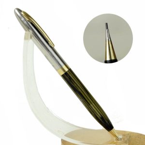 Vintage sheaffer sentinel green striped mechanical pencil 1 mm - clean