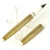 Vintage sheaffer lady skripsert V paisley white barrel fountain pen - triumph steel M nib - mint - Image 2