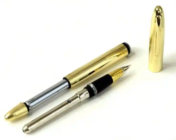 Vintage Sheaffer triumph touchdown fountain pen with 14K gold M nib - Used - Image 2