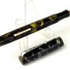 Vintage swan lever filler fountain pen with 14C gold M nib - England made - Image 2