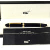 Montblanc Meisterstück gold coated 149 Piston Filler fountain pen 18K gold 750 nib -  NOS - Image 2