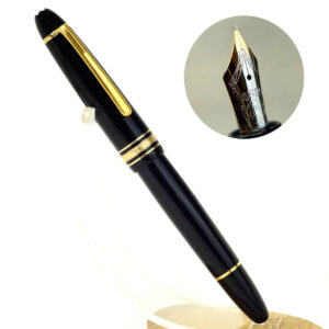 Montblanc Meisterstück 146 Piston Filler fountain pen 14K solid Gold F nib  - Near NOS