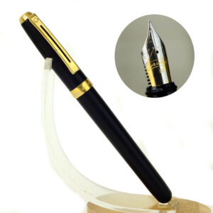 sheaffer prelude black GT fountain pen with steel M nib - Clean