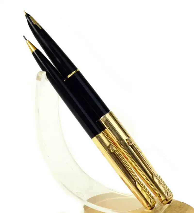 Buy Vintage parker 61 fountain pen set with gold nib