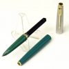 Vintage Parker 61 teal green fountain pen with 14K Gold M nib  - used - Image 2