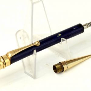 vintage-parker-duofold-blue-marbled-barrel-mechanical-pencil-1mm-USA