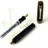 Antique parker duofold junior button filler fountain pen with 14 Karat gold F nib - Clean - Image 2
