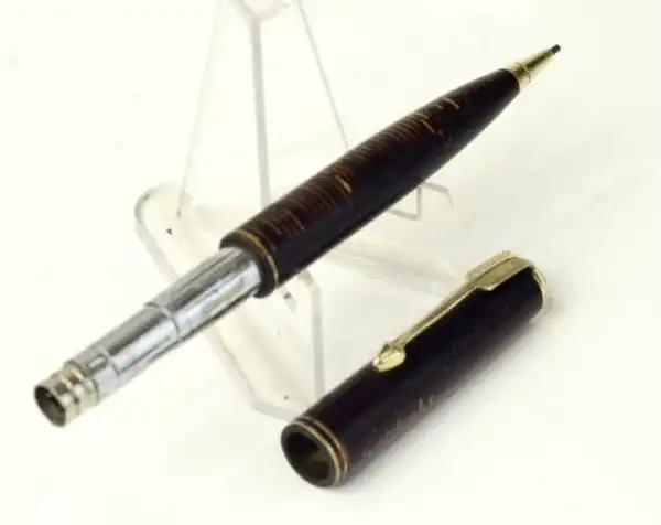 Vintage parker vacumatic pearl gold barrel mechanical pencil  - 1 mm lead - Image 2