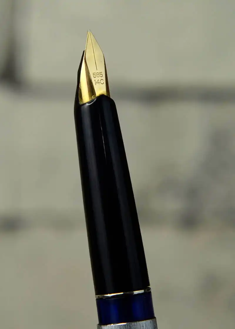 Buy online pelikan silvexa N28 piston filler fountain pen with 14K