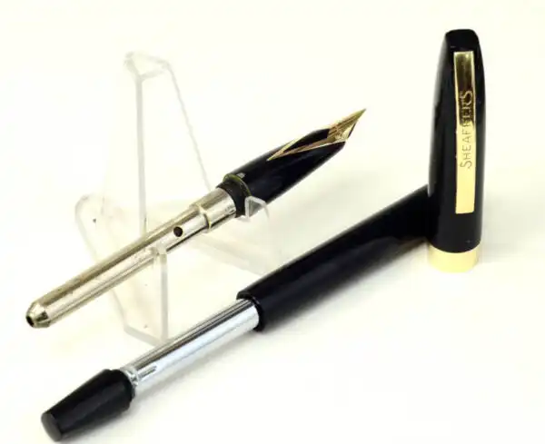 Vintage Sheaffer Imperial IV touchdown fountain pen with 14K solid gold inlaid M nib  - Mint - Image 2