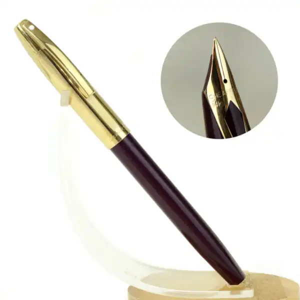 Vintage Sheaffer Imperial touchdown VIII fountain pen 14K solid gold F nib - Limited model -  super mint