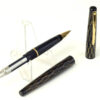 Vintage lady sheaffer 642 black tulle fountain pen 14K solid gold M nib - Clean - Image 2