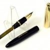 Vintage Sheaffer crest deluxe lever filler fountain pen with 14K solid gold M nib  - Clean Used - Image 2