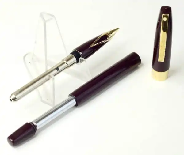 Vintage Sheaffer Imperial IV touchdown fountain pen with 14K solid gold inlaid M nib  - Mint - Image 2