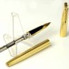 Vintage waterman CF gold filled fountain pen - 18K solid gold M nib - Image 2