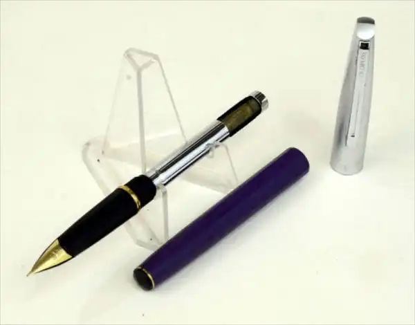 Vintage waterman concorde fountain pen - 18K solid gold M nib - clean - Image 2