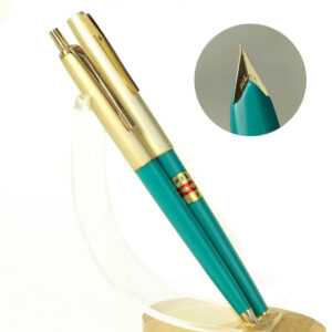 Pilot super fountain pen and  ballpoint pen set  with gold plated F nib -  mint