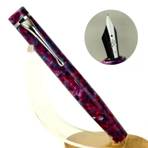 Constellations88 Elements premium resin marbled fountain pen with Steel Nib -  brand new - 15% Discount