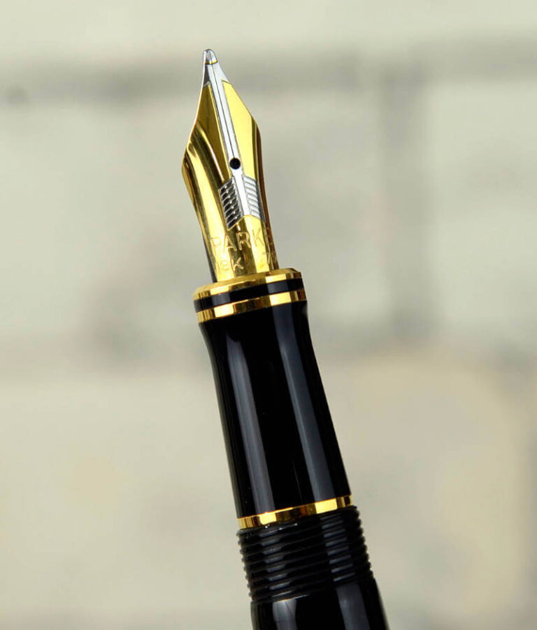 Buy Parker Duofold Centennial Fountain Pen 18K Sold Gold B Nib Online