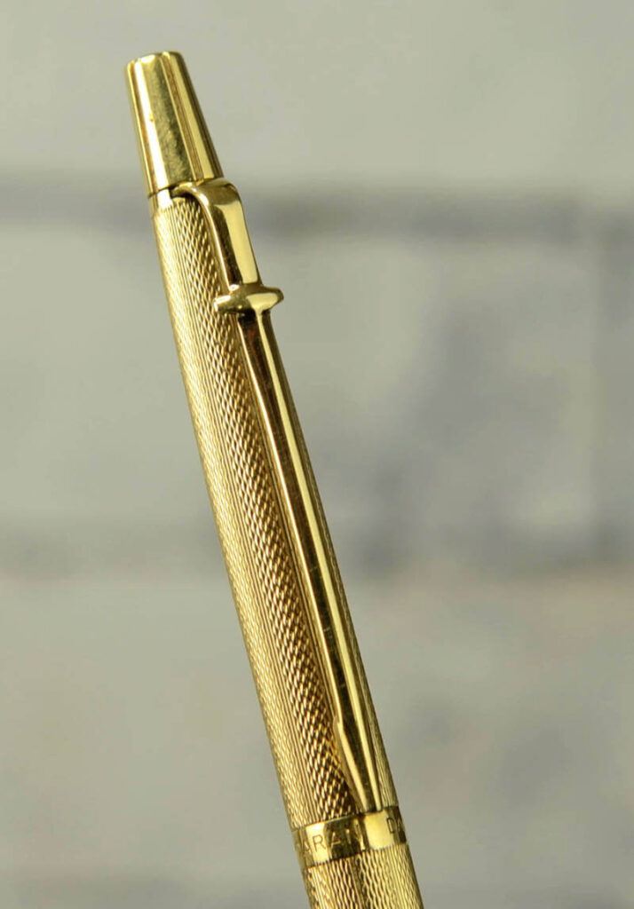 Caran d'Ache Madison ballpoint pen Pure gold filled 1970s Vintage