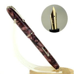 Vintage conway stewart 75 lever filler fountain pen - 14K gold flex nib - Used