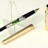 Vintage cross century fountain pen - 14K gold filled barrel and 14K solid gold M nib - Clean - Image 2