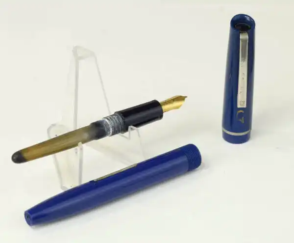 Vintage Osmiroid Lever filler calligraphy fountain pen with  Flat cut nib - Used - Image 2