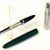 Vintage parker 21 fountain pen green barrel with steel M nib - Used - Image 2