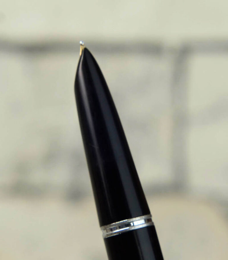 Buy Vintage parker 51 black barrel fountain pen with 14K gold M nib