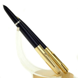 vintage-parker-51-black-fountain-pen-ballpoint-set
