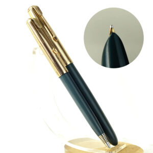 Vintage parker 51  set of fountain pen and mechanical pencil  with 14K gold F nib - Super mint